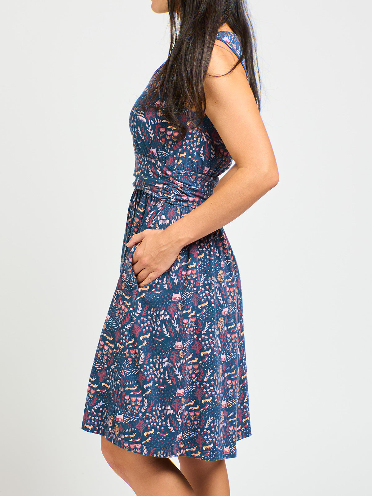 Asheville Dress - Fox Field Blue - Image 4