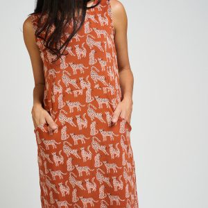Evanston Dress - Leopard Sienna - Image 7