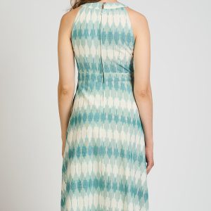 Ilona Dress - Teal Ikat - Image 7