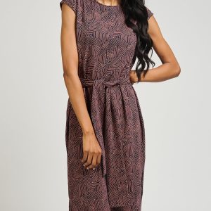 Sasha Shift Dress - Tree Rings Blue - Image 1