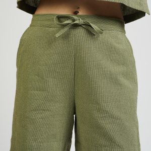 Larisa Short - Olive Chambray - Image 2