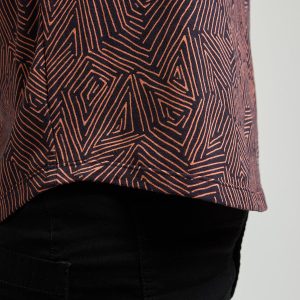 Millie Muscle Tee - Tree Rings Blue - Image 6