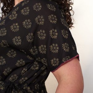 Aimee Maxi Dress - Floral Stamp Black - Image 11