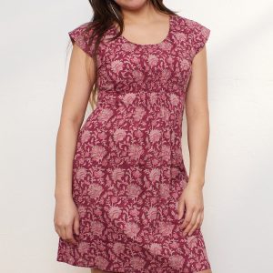 Artsy Traveler Dress - Magenta Vine - Image 1