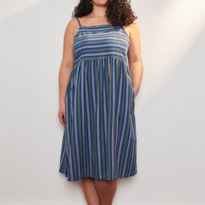 Ivy Midi Dress - Lavender Stripe - Image 6