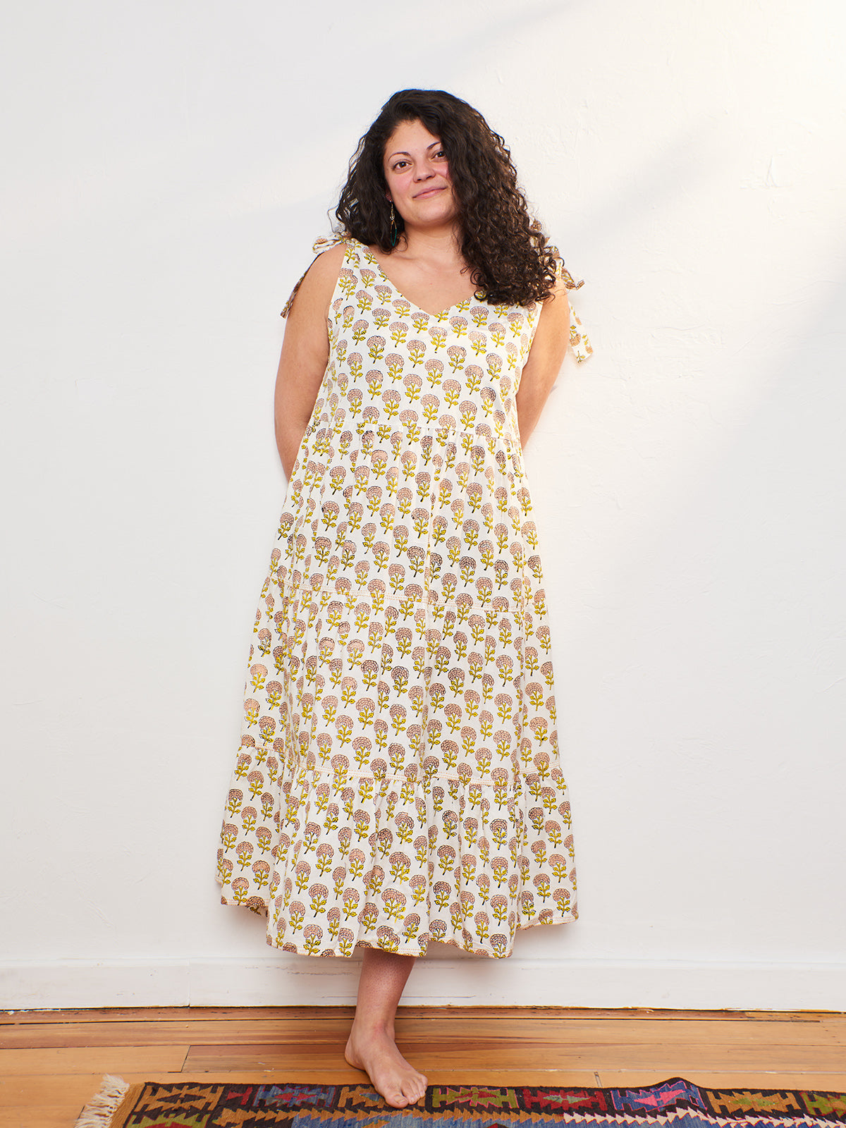 Lorelei Tiered Dress - Marigold - Image 11