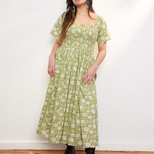 Teddy Midi Dress - Pear Floral - Image 5