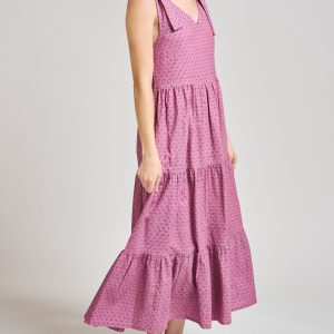 Lorelei Tiered Dress - Purple Buds - Image 7