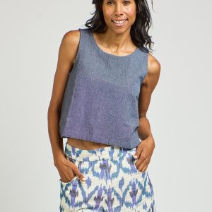 Neko Tank - Blue Chambray - Image 4