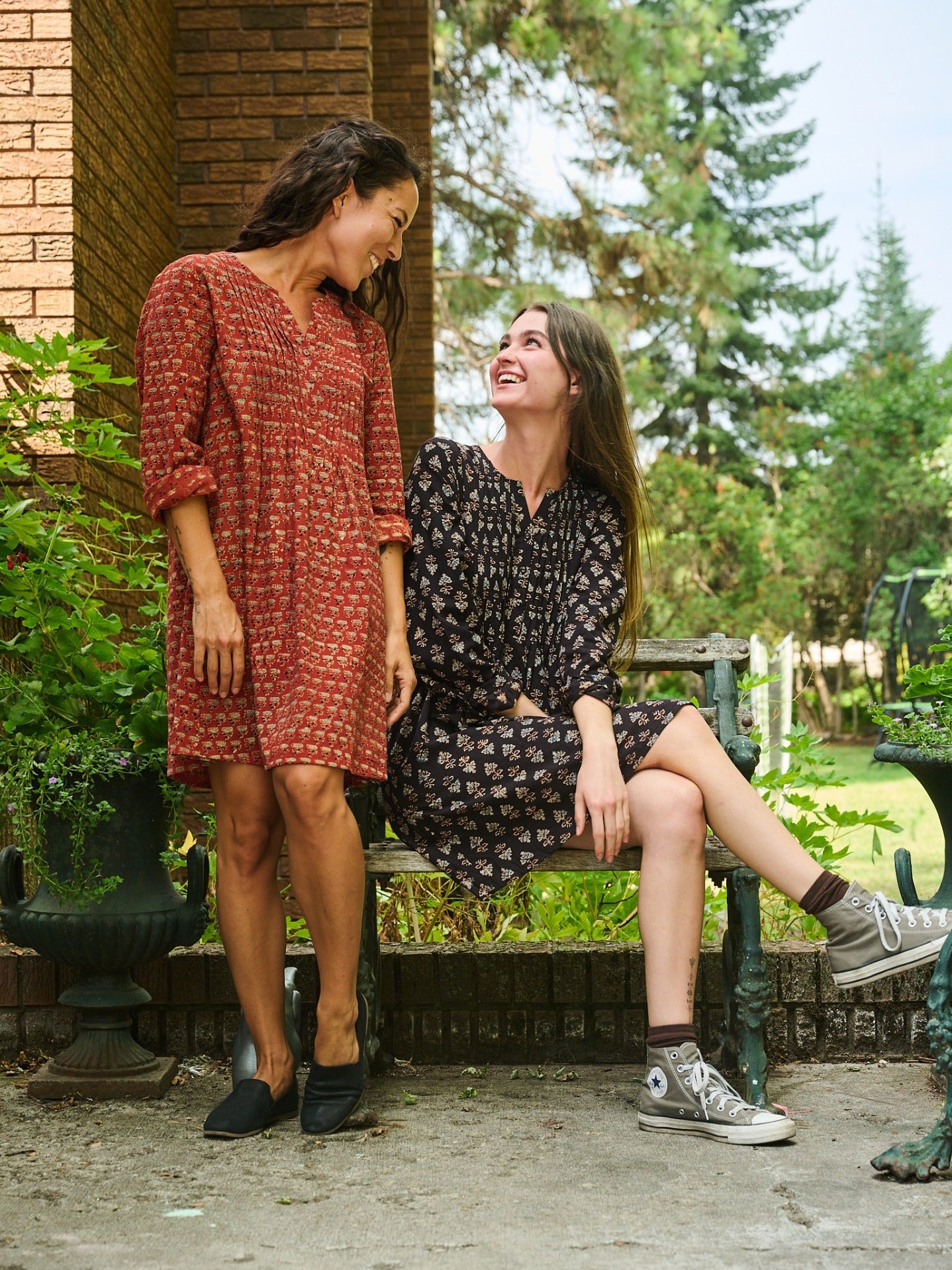 Victoria Tunic Dress - Currant Red - Image 1