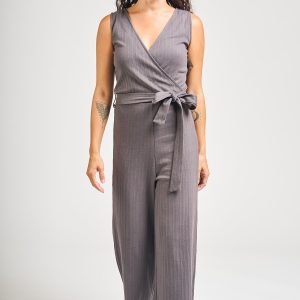 Rita Jumpsuit - Shale Rib Knit - Image 5