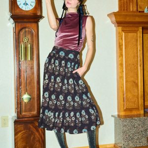 Nahla Midi Skirt - Fall Blossom - Image 6