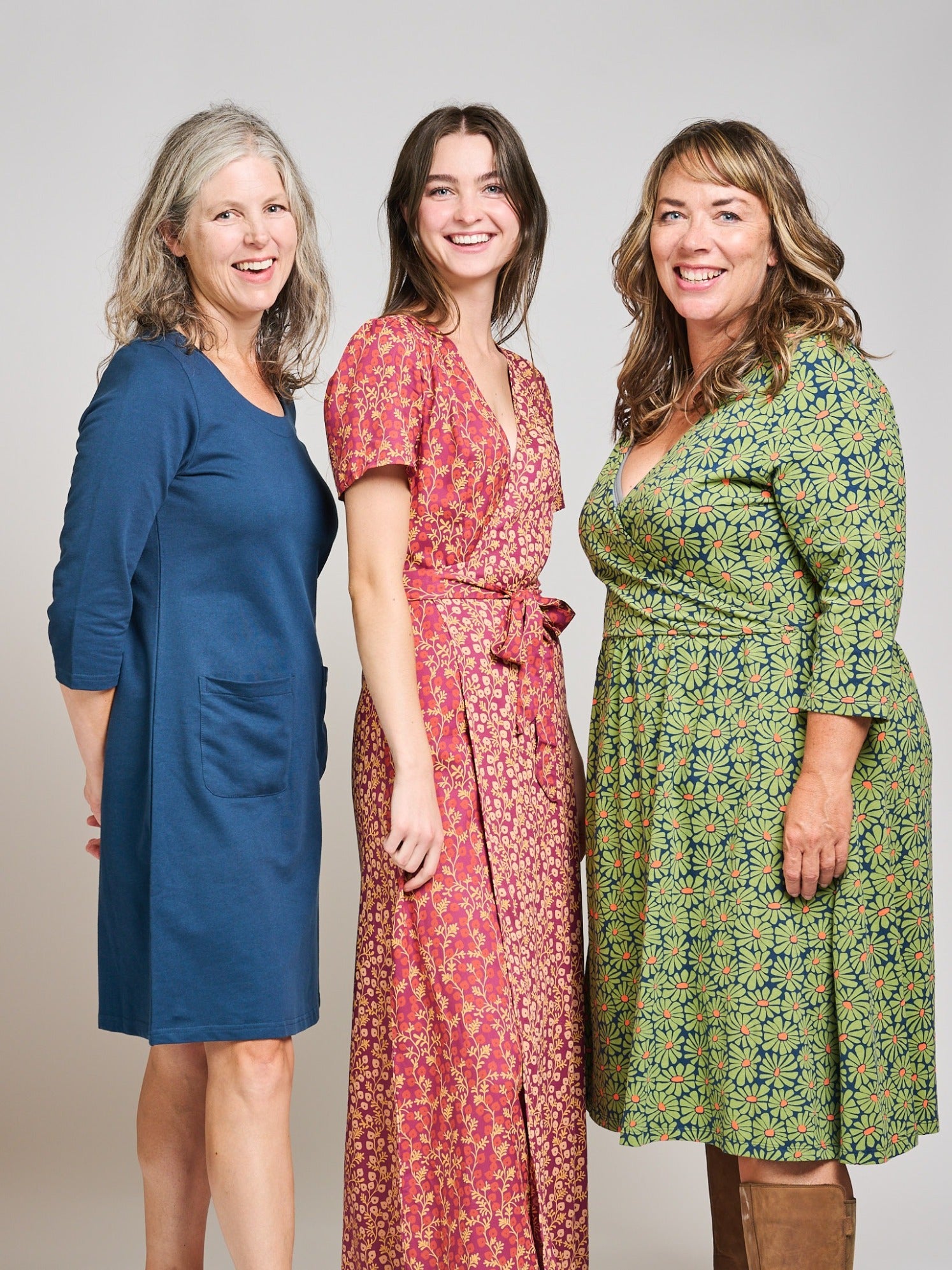 Wrap Maxi Dress - Berry Poppy Mix - Image 7