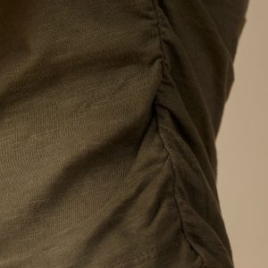 Ruched Top - Olive - Image 2