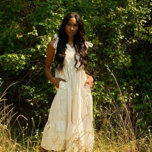 Lorelei Dress - White Waves - Image 1