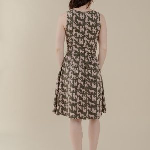 Asheville Dress - Leopard Green - Image 4