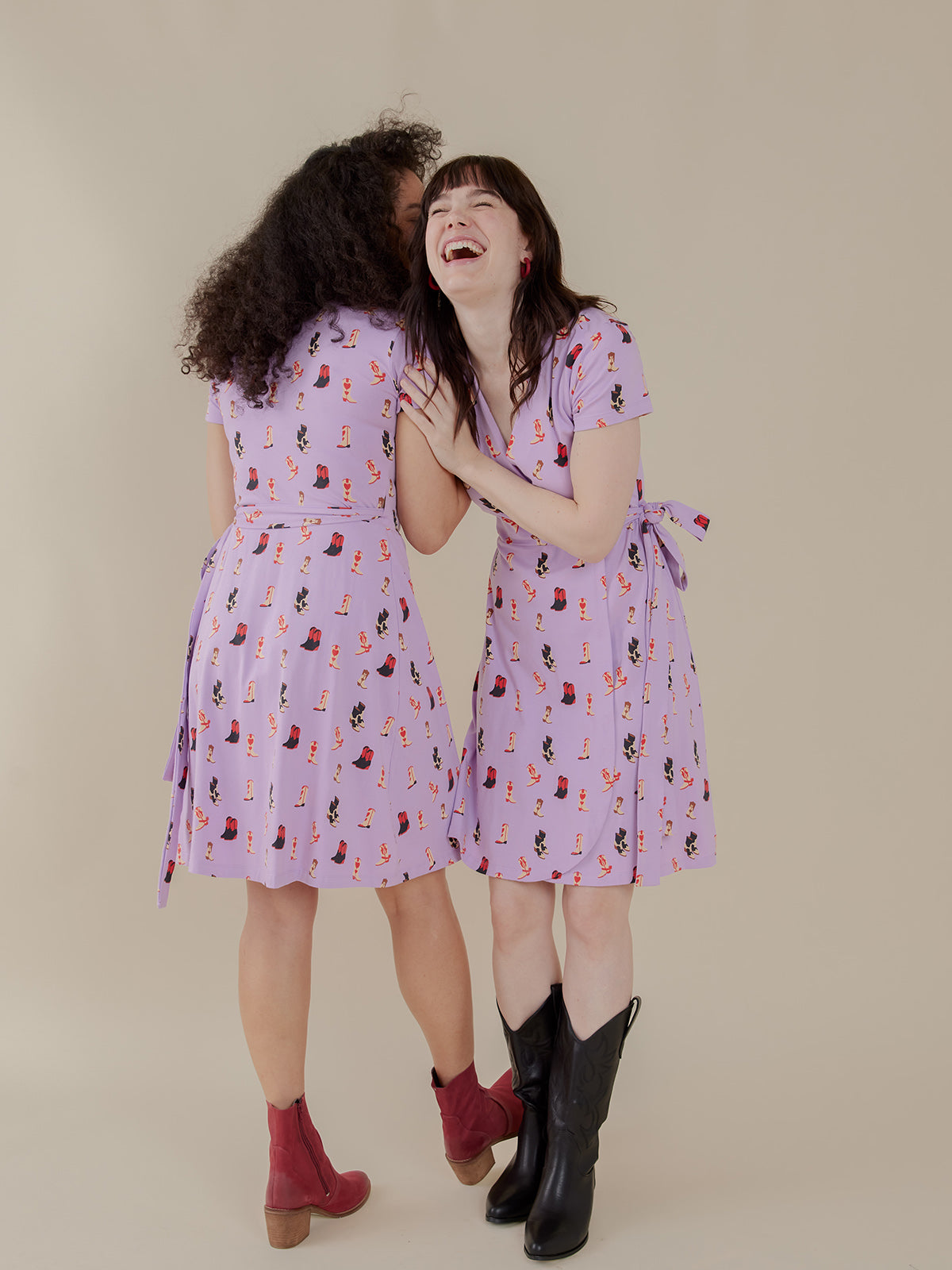 Katie Wrap Dress - Two Step Lavender - Image 4