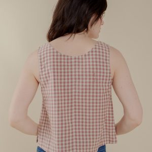 Neko Tank - Brown Gingham - Image 9