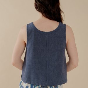 Neko Tank - Blue Chambray - Image 5