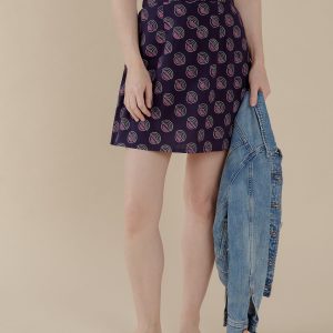 Val Mini Skirt - Deco Blue - Image 1