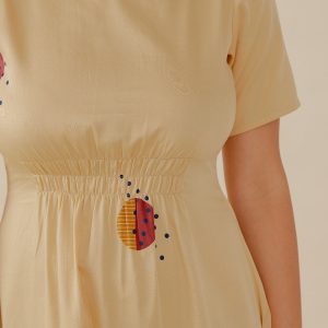 Artsy Traveler Midi Dress - Honeycomb - Image 4