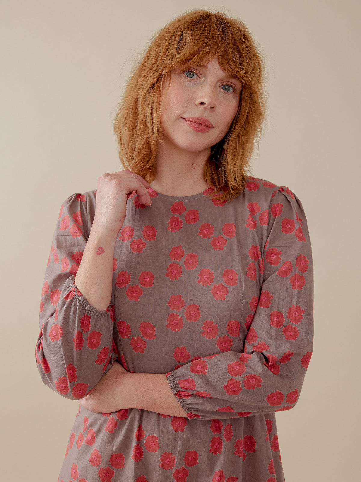 Erin Mini Dress - Fuchsia Floral - Image 2