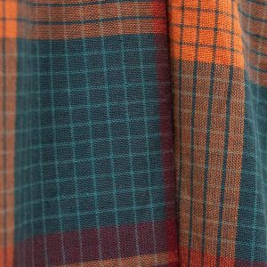 Ivy Midi Dress - Persimmon Plaid - Image 6