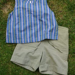 Neko Tank - Lavender Stripe - Image 7